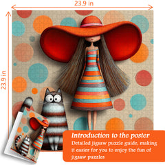 Red Hat Girl Puzzle 1000 Teile
