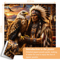 Tribal Spirit Eagle Puzzle 1000 Teile