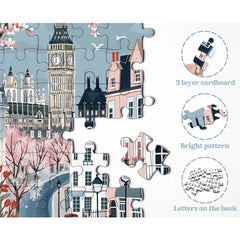 Spring Scene in London Jigsaw Puzzle 1000 Pieces