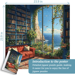 Seaside Reading Retreat Jigsaw Puzzle 1000 Pieces