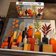 Orange Flüstern Puzzle 1000 Stücke
