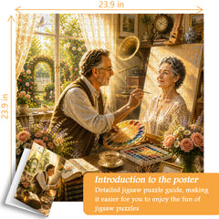 Window Art Romance Puzzle 1000 Teile