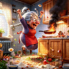 Küchenkatastrophe Puzzle 1000 Teile