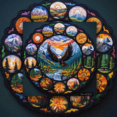 Mandala Eagle Soars Jigsaw Puzzle 1000 Pieces