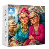 Happy Trip Selfies Puzzle 1000 Teile