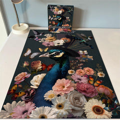 Floral Peacock Jigsaw Puzzle 1000 Pieces