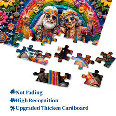 Boho Motorcycle Adventure Jigsaw Puzzle 1000 Pieces