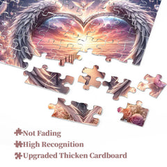Geflügeltes Herz, Himmelspfad-Puzzle, 1000 Teile