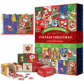 Vintage Weihnachts-Adventskalender Puzzle 1000 Teile