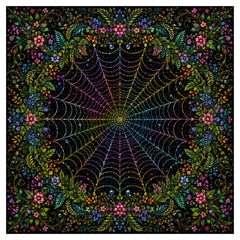 Blumenspinnennetz-Puzzle 1000 Teile