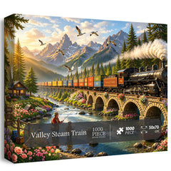 Valley Steam Train Puzzle 1000 Teile