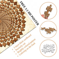 Spiral Wooden Art Jigsaw Puzzle 1000 Pieces