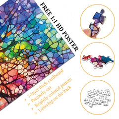 Woven in Color Jigsaw Puzzle 1000 Pieces