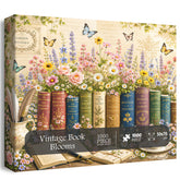 Vintage Book Blooms Jigsaw Puzzle 1000 Pieces
