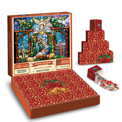 Weihnachtskrippe Adventskalender Puzzle 1000 Teile