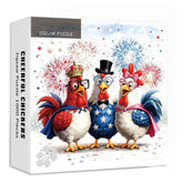 Cheerful Chickens Jigsaw Puzzle 1000 Pieces