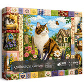 Gestepptes Katzengarten-Puzzle 1000 Teile