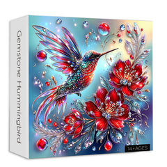 Edelstein-Kolibri-Puzzle 1000 Teile
