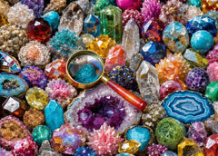 Gemstone Kaleidoscope Jigsaw Puzzle 1000 Pieces