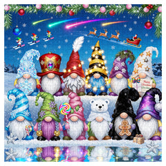 Starlit Gnome Parade Jigsaw Puzzle 1000 Pieces