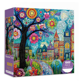 Blütenstadt-Puzzle 1000 Teile