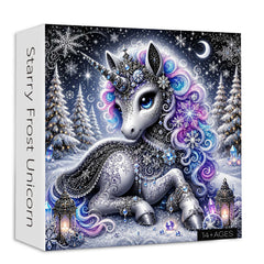 Starry Frost Unicorn Jigsaw Puzzle 1000 Pieces