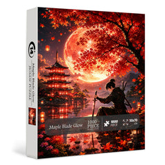 Maple Blade Glow Jigsaw Puzzle 1000 Pieces