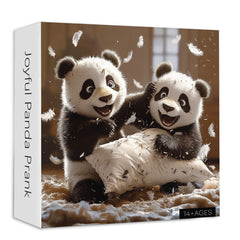 Freudiger Panda-Streich-Puzzle, 1000 Teile