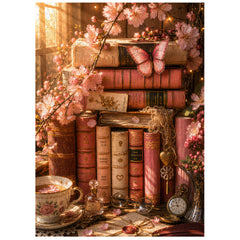 Floral Page Glow Jigsaw Puzzle 1000 Pieces