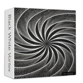 Black White Vortex Jigsaw Puzzle 1000 Pieces