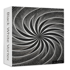 Black White Vortex Jigsaw Puzzle 1000 Pieces