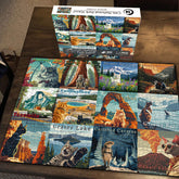 Katzen Nationalparks Puzzle 1000 Teile