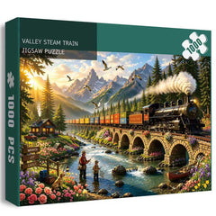 Valley Steam Train Jigsaw Puzzle 1000 Pieces