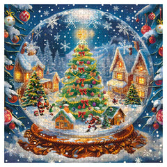 Christmas Crystal Ball Jigsaw Puzzle 1000 Pieces