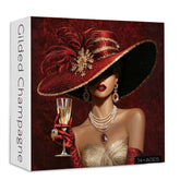 Vergoldetes Champagner-Puzzle, 1000 Teile