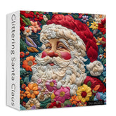 Glitzerndes Weihnachtsmann-Puzzle 1000 Teile