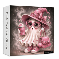 Pink Fashion Ghost Flag Jigsaw Puzzle 1000 Pieces