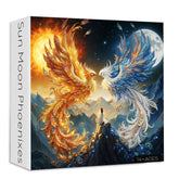 Sonne, Mond, Phönixe, Puzzle, 1000 Teile