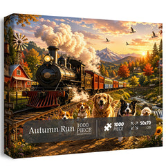 Autumn Run Jigsaw Puzzle 1000 Pieces