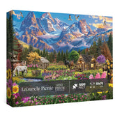 Schneebergblüten-Puzzle 1000 Teile