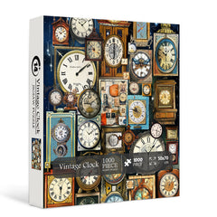 Vintage Uhr Puzzle 1000 Teile