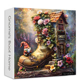 Gnomes Boot Home Puzzle 1000 Stücke