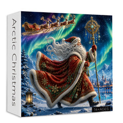 Arktisches Weihnachtspuzzle 1000 Teile