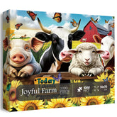 Freudige Farm -Puzzles 1000 Stücke