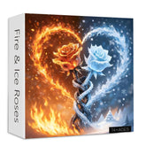 Feuer- und Eisrosen-Puzzle, 1000 Teile