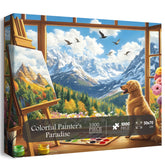 Colorful Painter's Paradise Jigsaw Puzzle 1000 Pieces
