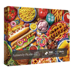 Gemütliches Picknick-Puzzle, 1000 Teile