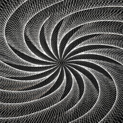 Black White Vortex Jigsaw Puzzle 1000 Pieces