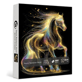 Sternenhimmel-Regenbogenross-Puzzle 1000 Teile