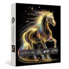 Starry Rainbow Steed Jigsaw Puzzle 1000 Pieces